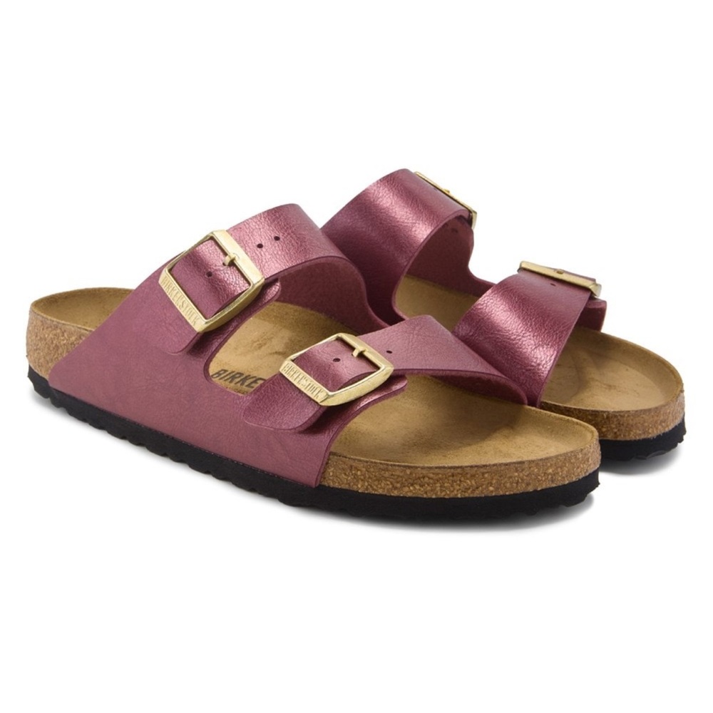 Birkenstock Metallic Pink Sandals